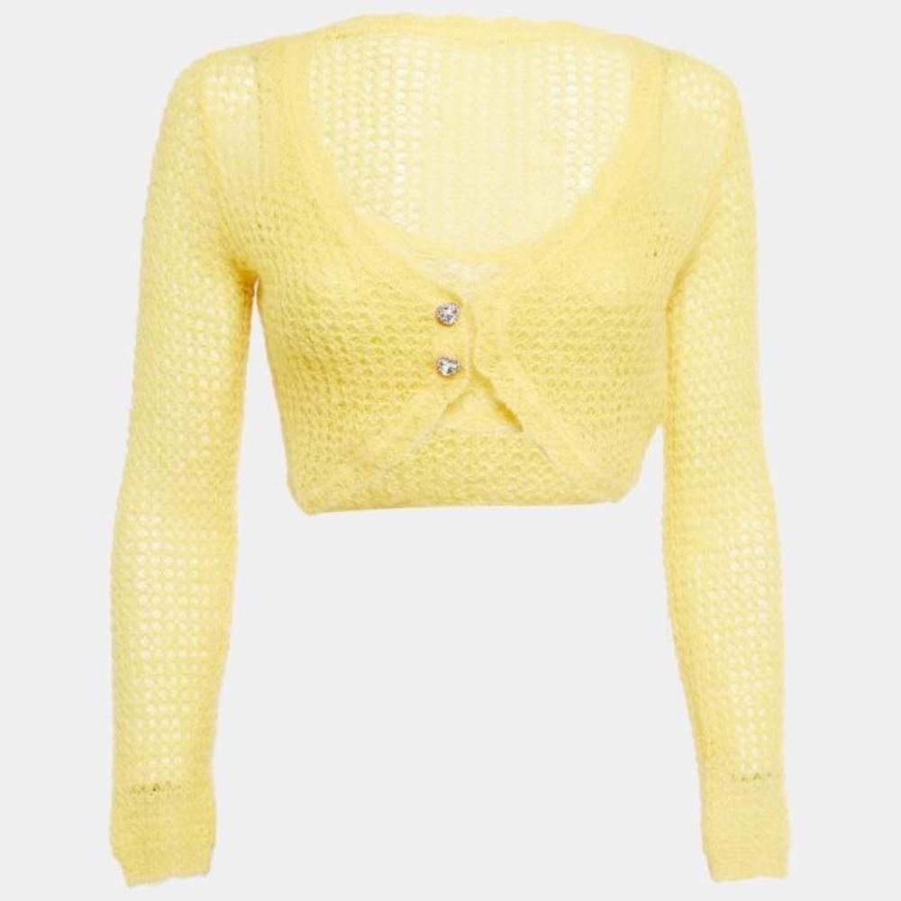 Nana Jacqueline Yellow Knit Cardigan